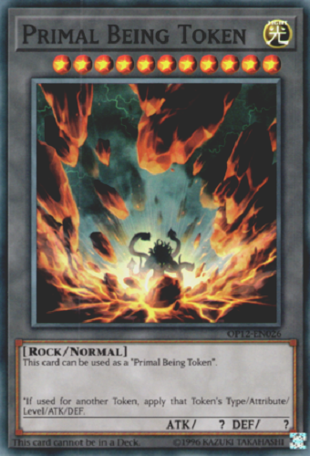 Primal Being Token [OP12-EN026] Super Rare Yu-Gi-Oh!