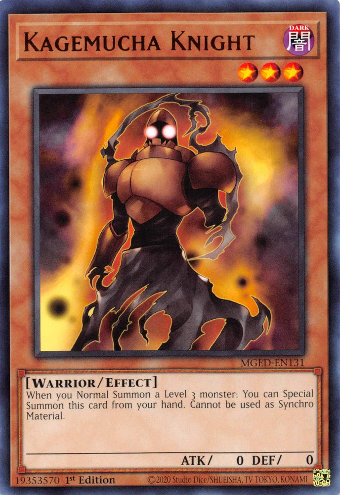 Kagemucha Knight [MGED-EN131] Rare Yu-Gi-Oh!