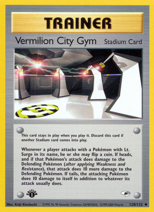 Vermilion City Gym (120/132) [Gym Heroes 1st Edition] Pokémon