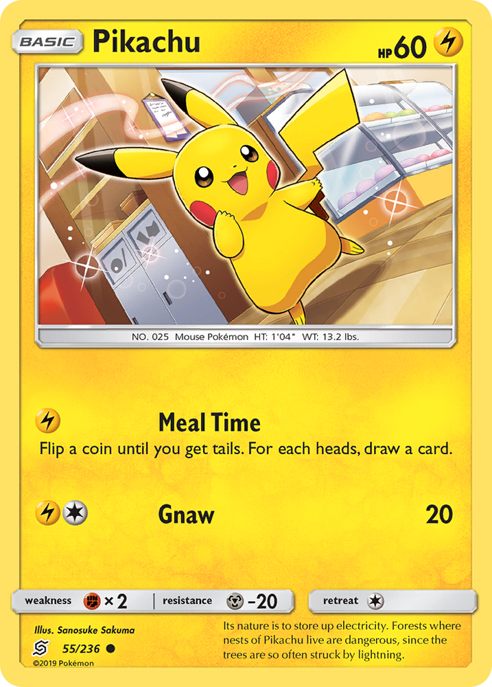 Pikachu (55/236) [Sun & Moon: Unified Minds] Pokémon