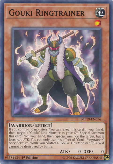 Gouki Ringtrainer [MP19-EN076] Common Yu-Gi-Oh!