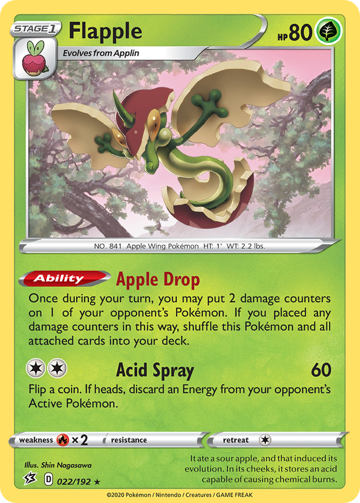 Flapple (022/192) [Sword & Shield: Rebel Clash] Pokémon