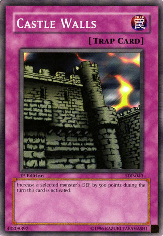 Castle Walls [SDP-043] Common Yu-Gi-Oh!