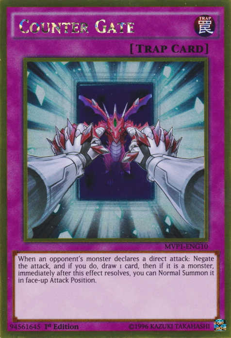 Counter Gate [MVP1-ENG10] Gold Rare Yu-Gi-Oh!