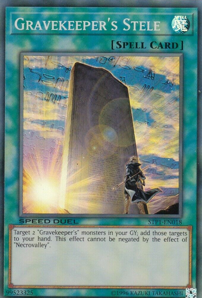 Gravekeeper's Stele [STP1-EN018] Super Rare Yu-Gi-Oh!