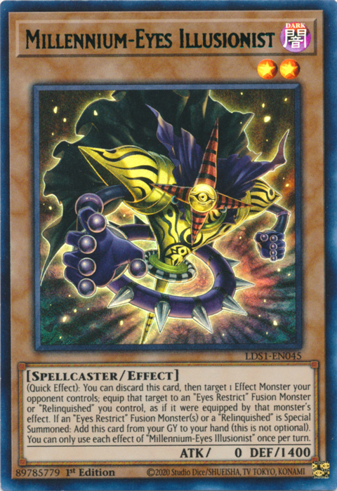 Millennium-Eyes Illusionist (Green) [LDS1-EN045] Ultra Rare Yu-Gi-Oh!