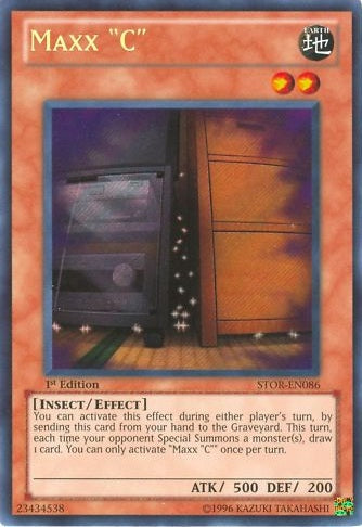 Maxx "C" [STOR-EN086] Secret Rare Yu-Gi-Oh!