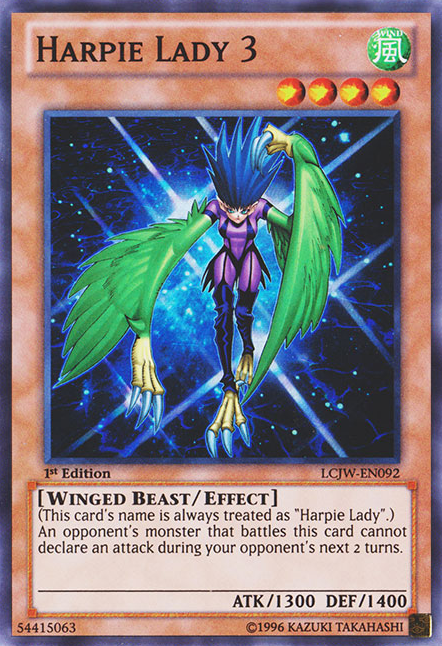 Harpie Lady 3 [LCJW-EN092] Super Rare Yu-Gi-Oh!