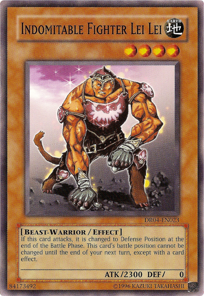 Indomitable Fighter Lei Lei [DR04-EN023] Common Yu-Gi-Oh!