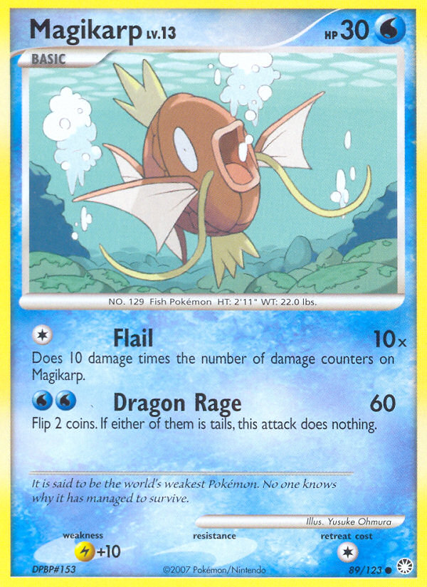 Magikarp (89/123) [Diamond & Pearl: Mysterious Treasures] Pokémon