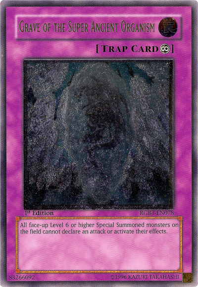 Grave of the Super Ancient Organism [RGBT-EN078] Ultimate Rare Yu-Gi-Oh!