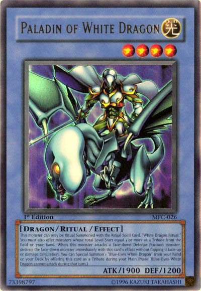 Paladin of White Dragon [MFC-026] Ultra Rare Yu-Gi-Oh!