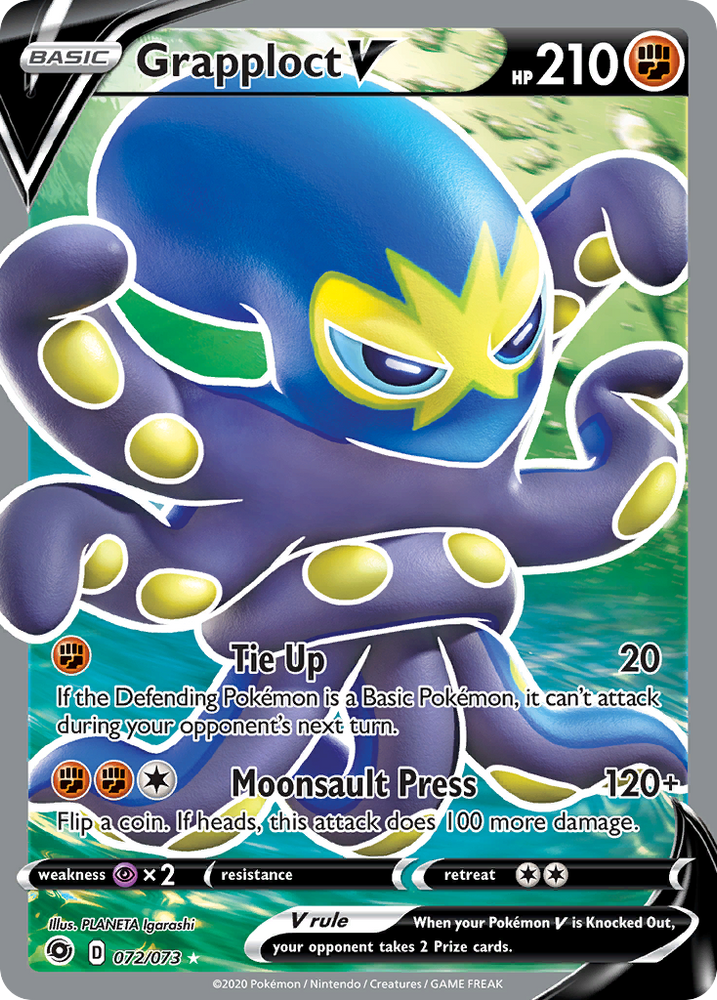 Grapploct V (072/073) [Sword & Shield: Champion's Path] Pokémon
