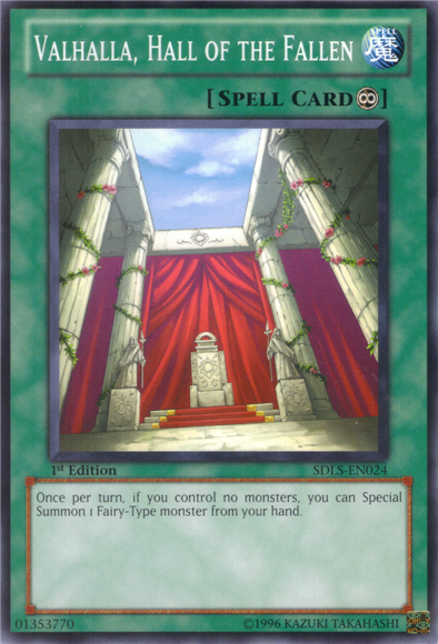 Valhalla, Hall of the Fallen [SDLS-EN024] Common Yu-Gi-Oh!