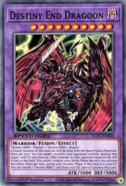 Destiny End Dragoon [SGX1-ENB20] Common Yu-Gi-Oh!