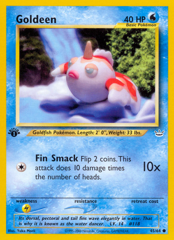 Goldeen (45/64) [Neo Revelation 1st Edition] Pokémon