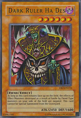 Dark Ruler Ha Des [DB2-EN124] Ultra Rare Yu-Gi-Oh!