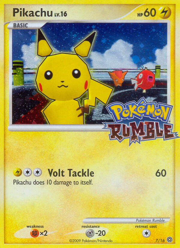 Pikachu (7/16) [Pokémon Rumble] Pokémon