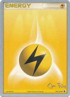 Lightning Energy (109/109) (Blaziken Tech - Chris Fulop) [World Championships 2004] Pokémon