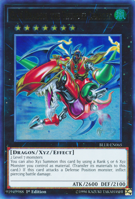 Gaia Dragon, the Thunder Charger [BLLR-EN065] Ultra Rare Yu-Gi-Oh!