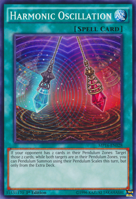 Harmonic Oscillation [MP16-EN028] Common Yu-Gi-Oh!