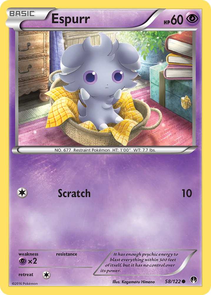 Espurr (58/122) [XY: BREAKpoint] Pokémon