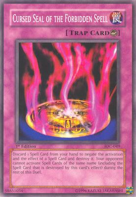Cursed Seal of the Forbidden Spell [IOC-049] Common Yu-Gi-Oh!