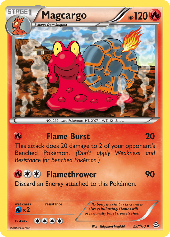 Magcargo (23/160) [XY: Primal Clash] Pokémon