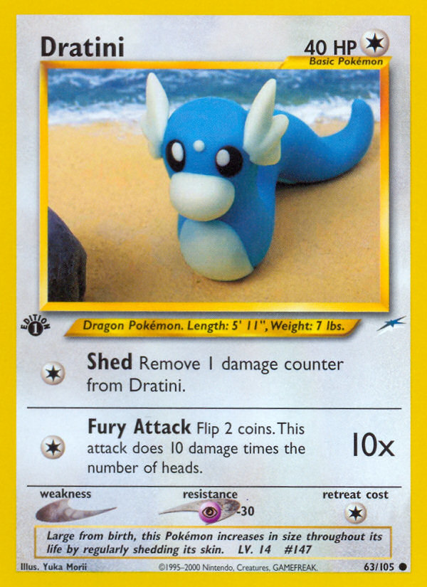 Dratini (63/105) [Neo Destiny 1st Edition] Pokémon