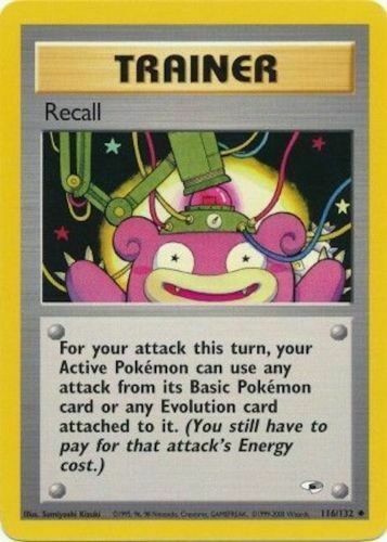 Recall (116/132) [Gym Heroes Unlimited] Pokémon
