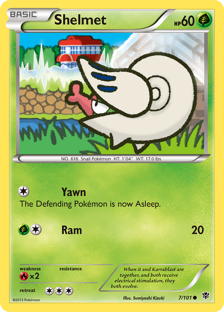 Shelmet (7/101) [Black & White: Plasma Blast] Pokémon