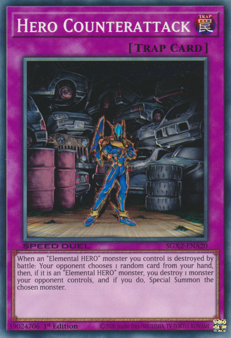 Hero Counterattack [SGX2-ENA20] Common Yu-Gi-Oh!