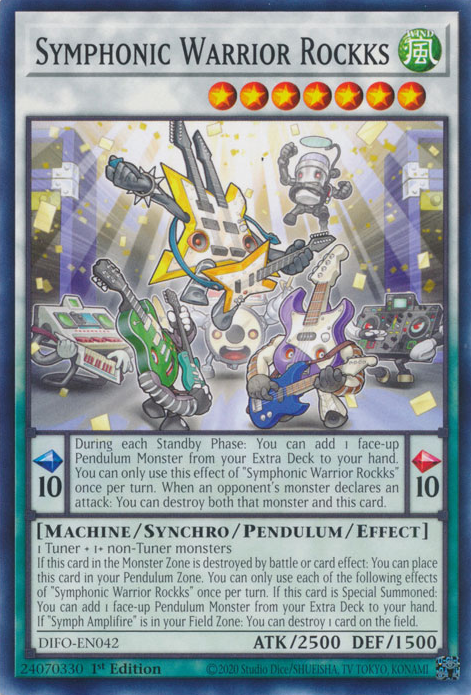 Symphonic Warrior Rockks [DIFO-EN042] Common Yu-Gi-Oh!