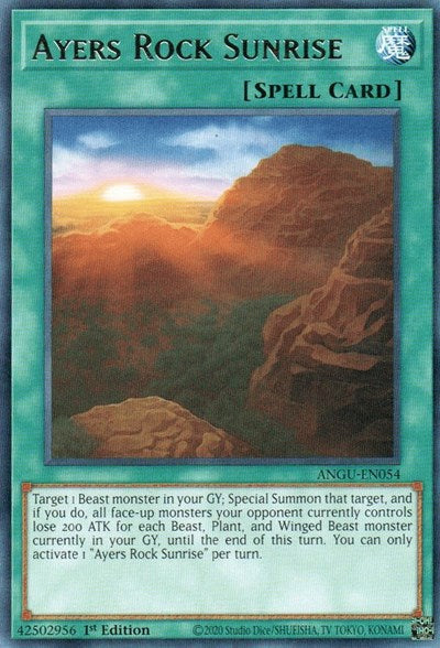 Ayers Rock Sunrise (Rare) [ANGU-EN054] Rare Yu-Gi-Oh!