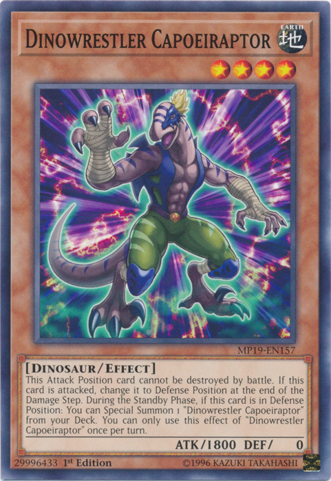 Dinowrestler Capoeiraptor [MP19-EN157] Common Yu-Gi-Oh!