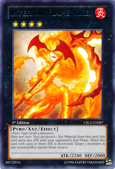 Infernal Flame Vixen [CBLZ-EN087] Rare Yu-Gi-Oh!