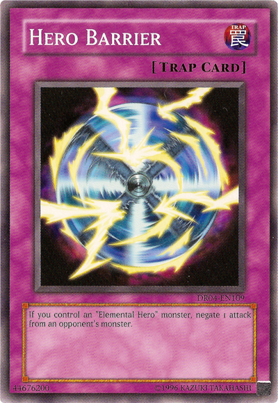 Hero Barrier [DR04-EN109] Common Yu-Gi-Oh!