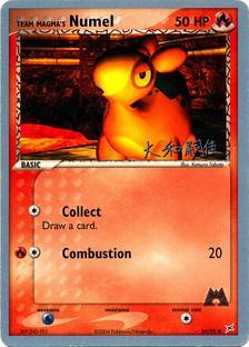 Team Magma's Numel (64/95) (Magma Spirit - Tsuguyoshi Yamato) [World Championships 2004] Pokémon
