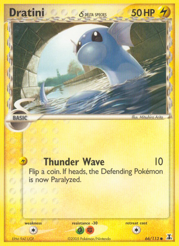Dratini (66/113) (Delta Species) [EX: Delta Species] Pokémon