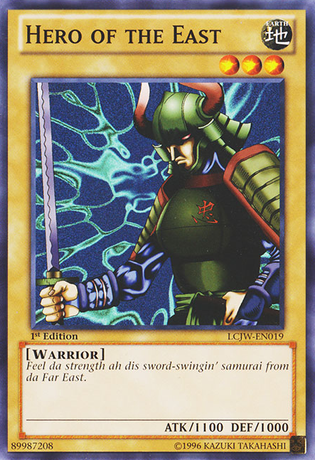 Hero of the East [LCJW-EN019] Common Yu-Gi-Oh!