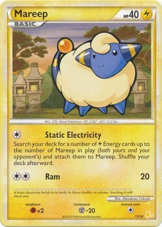 Mareep (13/30) [HeartGold & SoulSilver: Trainer Kit - Raichu] Pokémon
