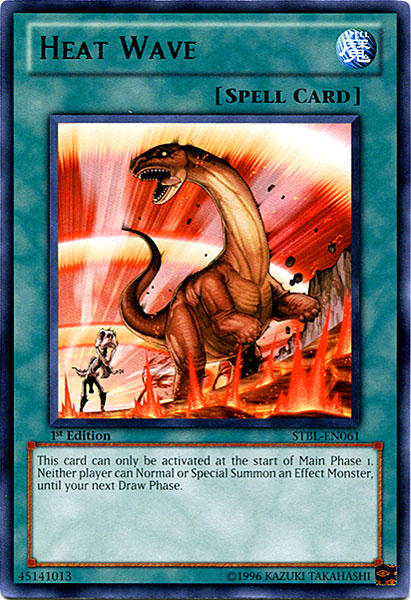 Heat Wave [STBL-EN061] Rare Yu-Gi-Oh!