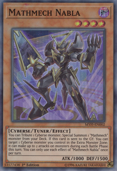 Mathmech Nabla [MYFI-EN002] Super Rare Yu-Gi-Oh!