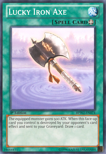 Lucky Iron Axe [BPW2-EN074] Common Yu-Gi-Oh!
