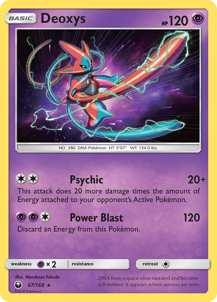 Deoxys (67/168) [Sun & Moon: Celestial Storm] Pokémon