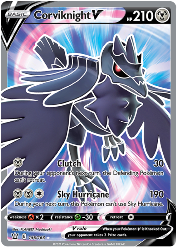 Corviknight V (156/163) [Sword & Shield: Battle Styles] Pokémon