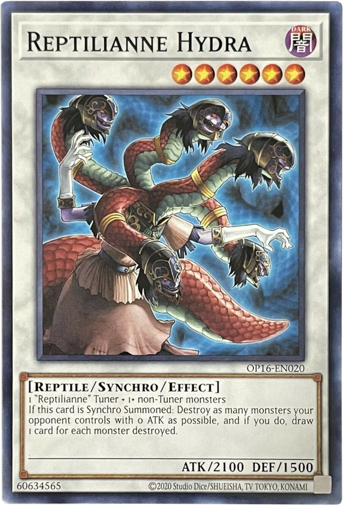 Reptilianne Hydra [OP16-EN020] Common Yu-Gi-Oh!