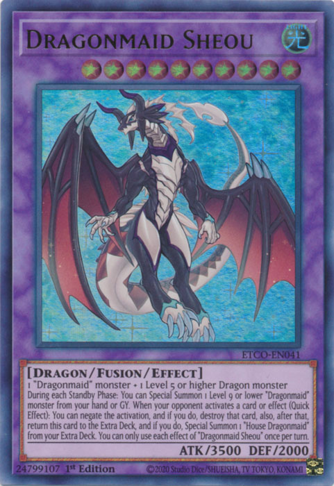 Dragonmaid Sheou [ETCO-EN041] Ultra Rare Yu-Gi-Oh!