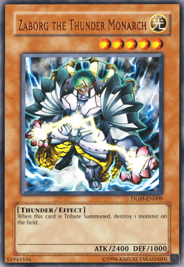 Zaborg the Thunder Monarch (Bronze) [DL09-EN009] Rare Yu-Gi-Oh!