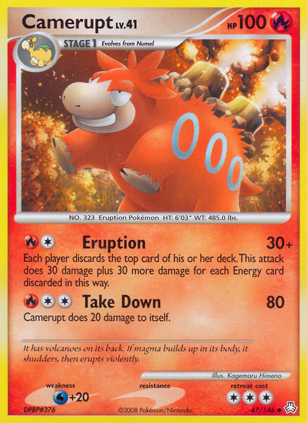 Camerupt (47/146) [Diamond & Pearl: Legends Awakened] Pokémon